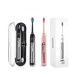 Набір ультразвукових зубних щіток Medica+ PROBRUSH 9.0 black + fuchsia