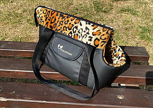 Сумка Переноска для cобак та rотів City Leopard S - 35x22x28см.