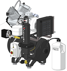 Компресор стоматологічний на 2 установки AC200 з осушувачем (арт. 013230)