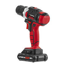 Дриль-шурупокрут акумуляторний Li-Ion 18 В, 25 Nm, 0-400/0-1500 об/хв, 1x1,3 Аг INTERTOOL WT-0313, фото 3