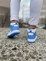 Кроссовки, кеды отличное качество Nike Dunk High Blue White Размер 36