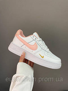 Nike Air Force 1 Mini Swoosh Peach 3 . 36 Nike