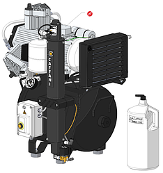 Компресор стоматологічний на 3 установки AC300 з осушувачем (арт. 013330)