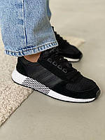Кроссовки, кеды отличное качество Adidas Marathon Tech Black White Размер 37