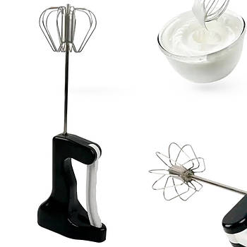 Ручний напівавтоматичний вінчик Kitchen whisk / Кухонний ручний вінчик для збивання
