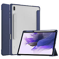 Чjхол Galeo Hybrid Case with S-Pen Holder для Samsung Galaxy Tab S7 FE / S7+ / S8+ Navy Blue