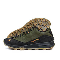 Мужские демисезонные кроссовки Merrell, мужские кроссовки для активного отдыха, мужская кожаная обувь