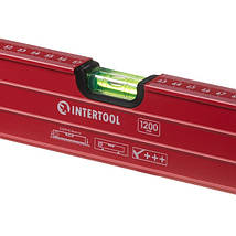 Рівень з поворотною капсулою 1200 мм, 3 капсули INTERTOOL MT-1272, фото 6