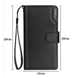 Клатч чоловічий гаманець портмоне барсетка Baellerry business S1063 Чорний, фото 6