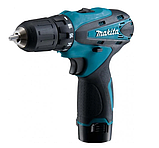 Шуруповерт Makita DF330DWE (12V 2A/h Li-Ion) в кейсі Акумуляторний шуруповерт-дриль Макіта, фото 5