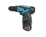 Шуруповерт Makita DF330DWE (12V 2A/h Li-Ion) в кейсі Акумуляторний шуруповерт-дриль Макіта, фото 8