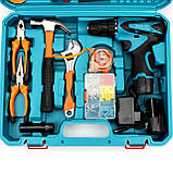 Потужний аккумуляторний шуруповерт Makita DF330DWE | 12V 2A/h Li-Ion | з великим набором інструментів МАКІТА, фото 4