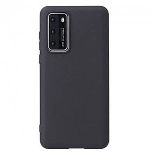 Чохол силіконовий для Huawei P40 Pro чорний (хуав п40 про)