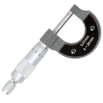 Мікрометр 0-25 мм INTERTOOL MT-3041, фото 1