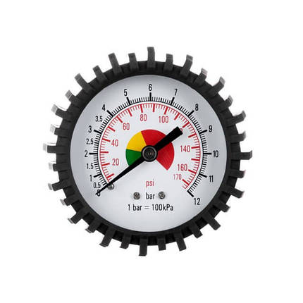 Манометр 63 мм до пістолета для підкачки коліс PT-0505 INTERTOOL PT-0500, фото 1