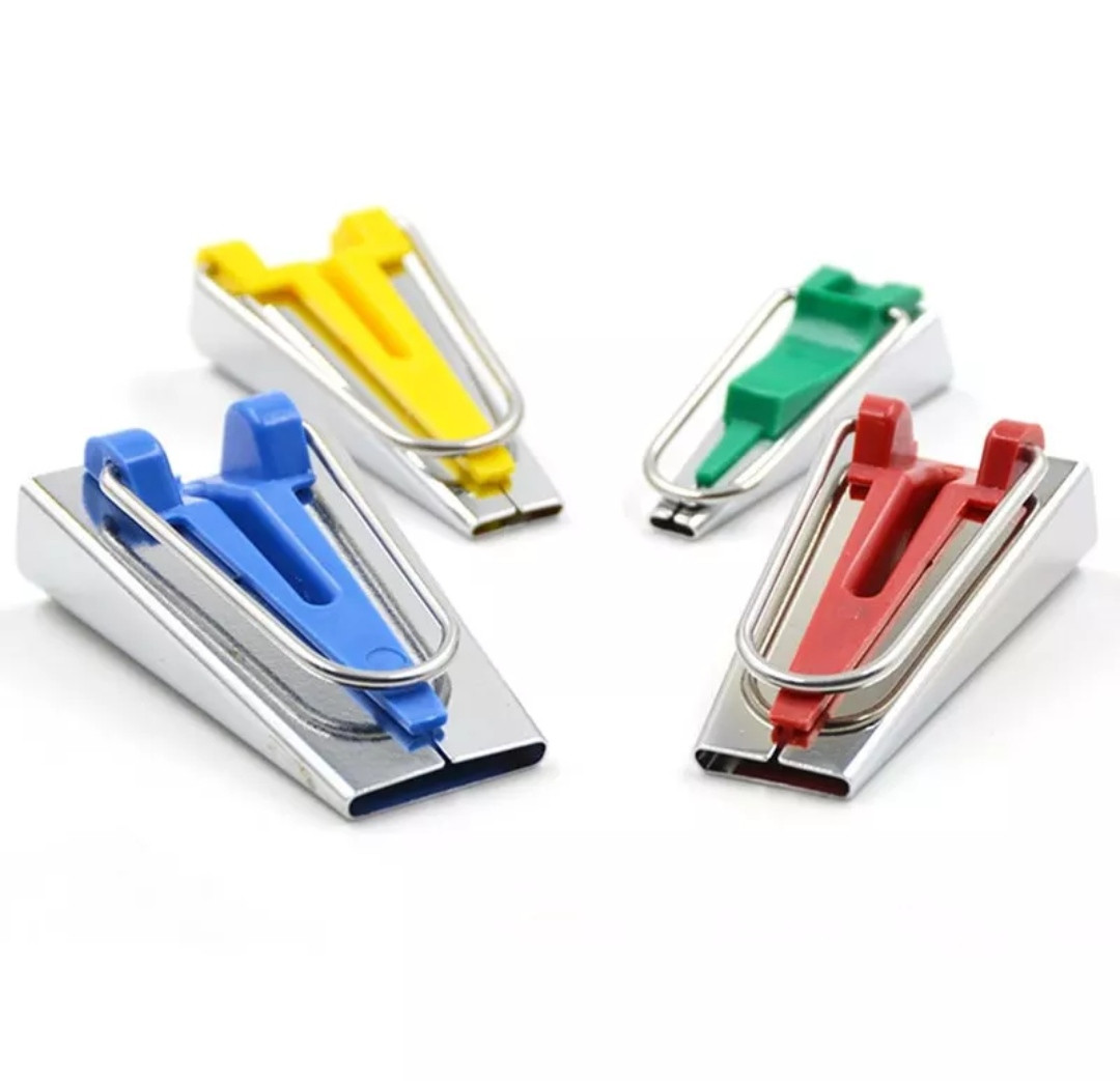 Набір пристроїв для створення косої бейки 4 штуки, метал 6, 12, 18, 25 мм (6322), фото 1