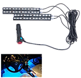 Універсальна автомобільна RGB led підсвічування з мікрофоном HR-01678 - Кольорове підсвічування для авто вологозахисна, фото 2