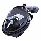 Маска Повна Для Снорклінга Підводного Плавання Tribord Freebreath Black, фото 2