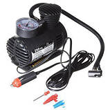 Автомобільний компресор, насос для підкачки шин, манометр Air Compressor DC-12V / 250 PSI, чорний, фото 3