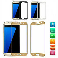 Защитное стекло для Samsung Galaxy S7 (на самсунг с7) (3 цвета)