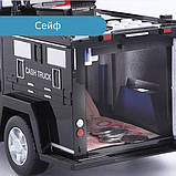 Дитяча машина скарбничка сейф-скарбничка CASH TRUCK з кодовим замком і відбитком пальця, фото 6