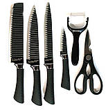 Набір Чорних Кухонних Ножів Zepter International, фото 2