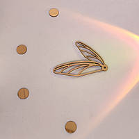 Деління для годинника круглі, дзеркальний пластик, колір "золото шампань", що сам клеїться. 12 шт.