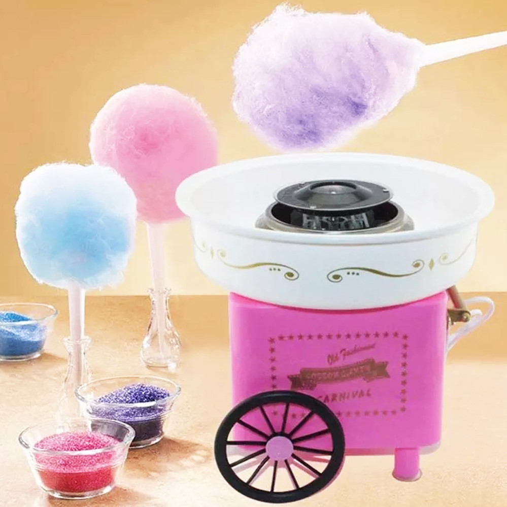 Апарат для приготування цукрової вати великий міні машина для солодкої вати будинку Cotton candy maker