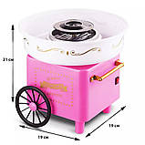 Апарат для приготування цукрової вати великий міні машина для солодкої вати будинку Cotton candy maker, фото 10