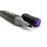 Набір яскравих фломастерів 204 кольорів маркери для малювання скетчингу двосторонні, фото 2