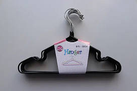 Набір дитячих металевих вішалок c гумовим покриттям 10шт