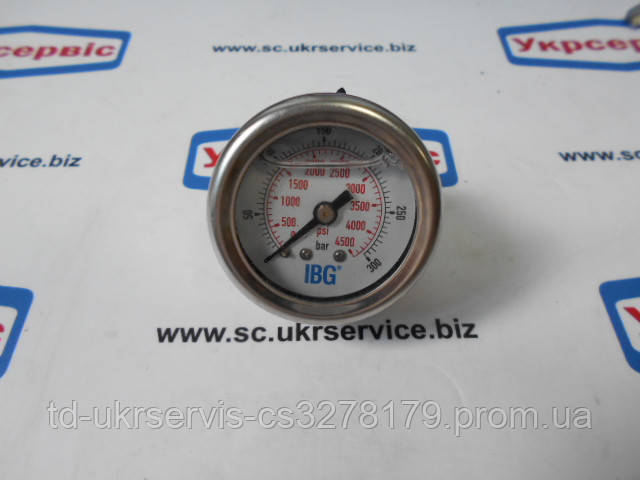 Манометр из нержавеющей стали D-40mm, 0-300bar, 1/8", мойка высокого ...