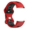 Силіконовий ремінець Primolux Sport для фітнес браслета Fitbit Charge 5 / Charge 6 - Red&Black / розмір М, фото 2
