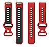 Силіконовий ремінець Primolux Sport для фітнес браслета Fitbit Charge 5 / Charge 6 - Red&Black / розмір М, фото 5
