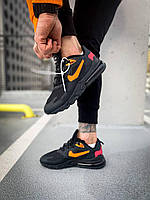 Кроссовки, кеды отличное качество Nike Air Max 270 React Black Orange Размер 44