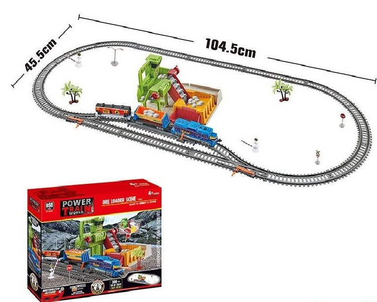 Дитяча залізниця 20817, світло, 2 швидкості, локомотив на батарейках