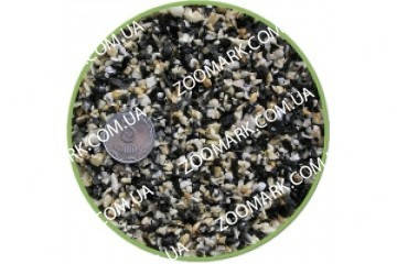 Ґрунт для акваріума Чорно-білий Базальт-мармур 2-5 мм 2 кг
