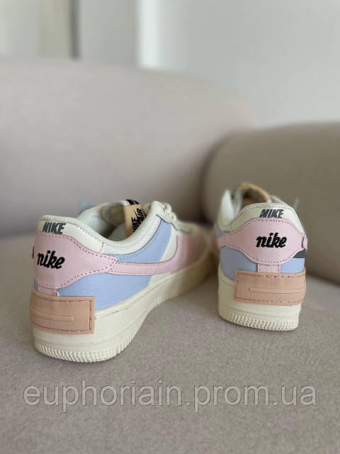 Nike Air Force Shadow Beige Pink 3 . 36 Nike