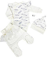 Комплект одежды детский 3 ед. для девочки RoyalBaby Конфетки с фатином на рост 62, 0-6 мес