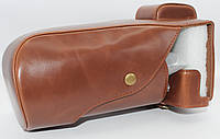 Защитный футляр - чехол для фотоаппаратов SONY A7 IV с доступом к батарейному отсеку - коричневый