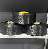 Нитка мультифіламентна 1000 DEN чорна, фото 3