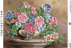 Схема на тканині для вишивки бісером Букет А3Н_294 Вірена