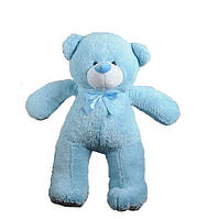 Плюшевий ведмедик 110 см блакитний — м'яка іграшка для дівчини, гарні дитячі м'які ведмеді на подарунок