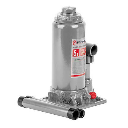 Домкрат "стовпчик" одноштоковий 5 т INTERTOOL GT0023, фото 1