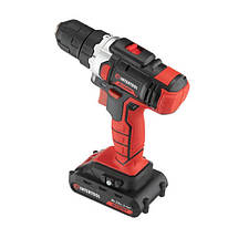 Дриль-шурупокрут акумуляторний Li-Ion 18 В, 25 Nm, 0-400/0-1500 об/хв, 2x2.0 Аг INTERTOOL WT-0314, фото 5