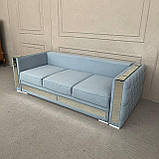 Розкладний диван з нішею в сірому кольорі, фото 4