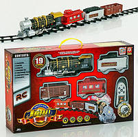 Дитяча залізниця Паровоз на радіокеруванні, світло, звук, 3054