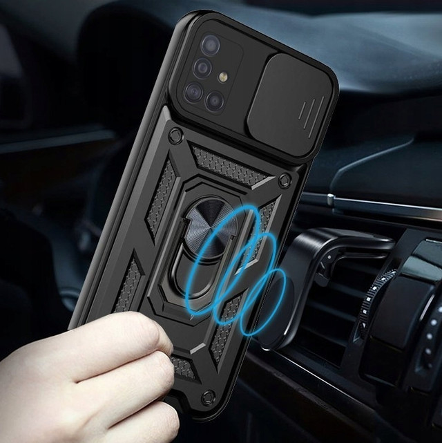 Ударостійкий чохол Camshield Serge Ring for Magnet для Samsung Galaxy A51(SM-A515F) Ударостійкий чохол Camshield Serge Ring for Magnet для Samsung Galaxy A51(SM-A515F)