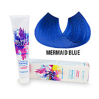 Blast & Color Крем-краска с коллагеном и кератином Mermaid Blue (синий), 100 мл