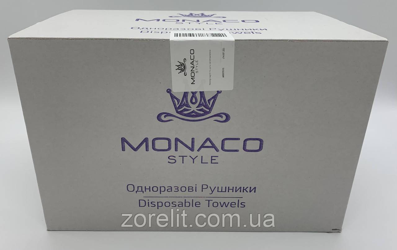 Одноразові рушники 40см*70см, 100 шт/уп. гладка, Monaco